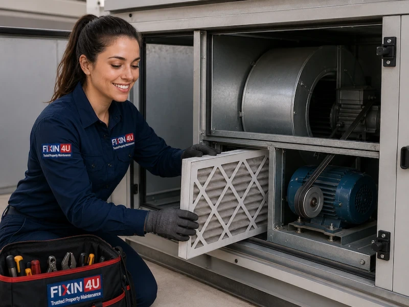 AHU fans motors and filter services